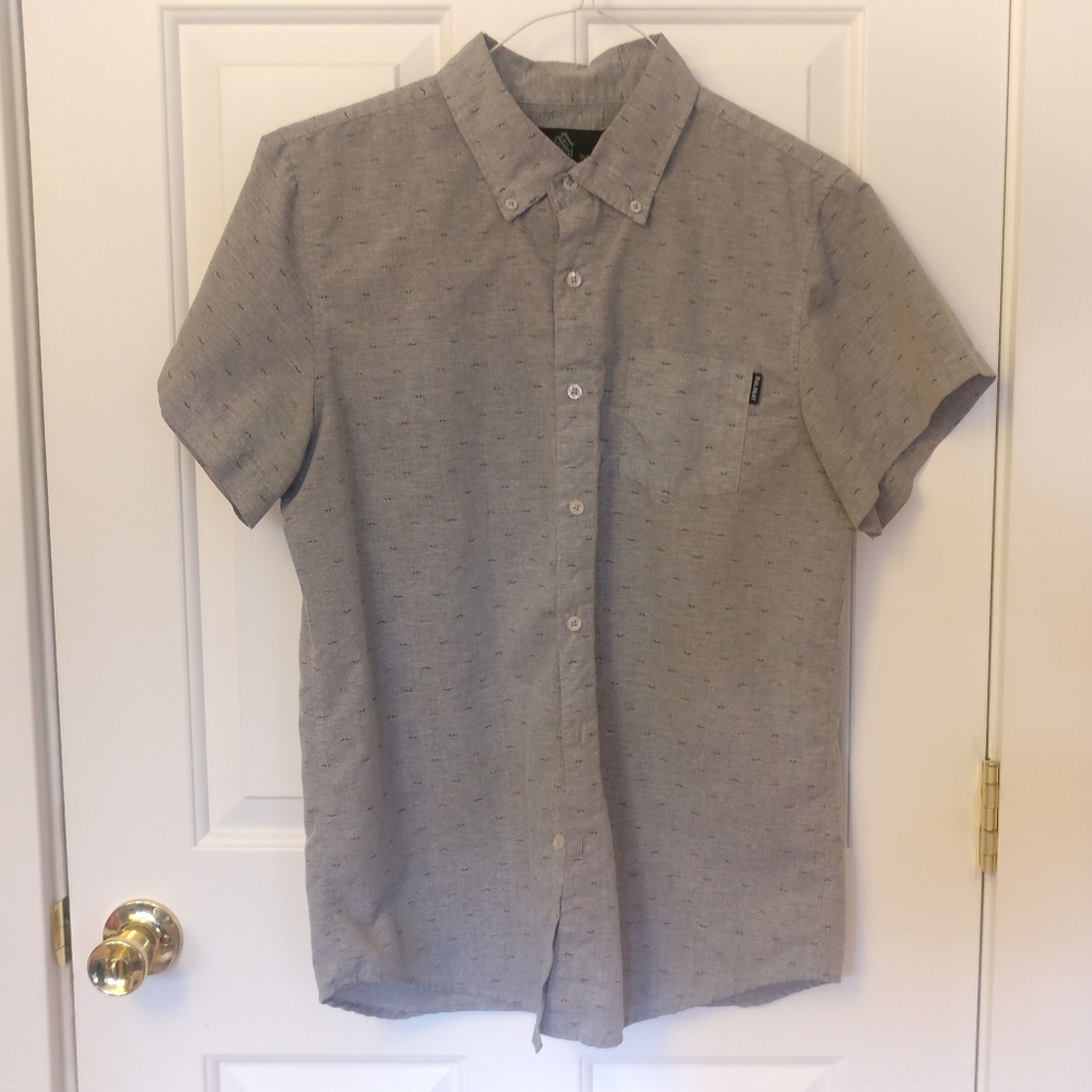 Tiny Moustache Button Up - image 3